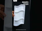 Mars melamine dish 3 partition