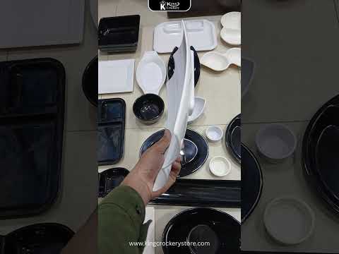 Double Kabab Melamine Tray (1 Piece)