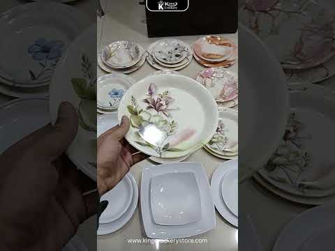 Spring Bud Double Glazed Melamine Plate