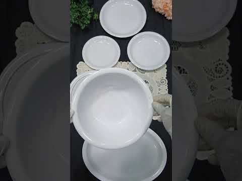 RO-white melamine dinner set