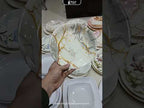 Grey Root Double Glazed Melamine Plate