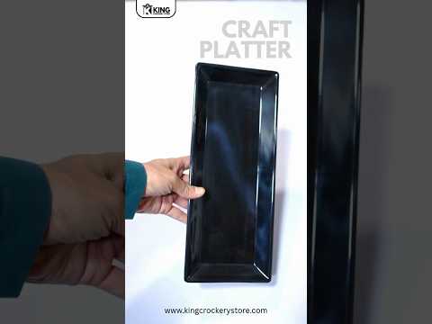 Craft Melamine Platter (1 Piece)