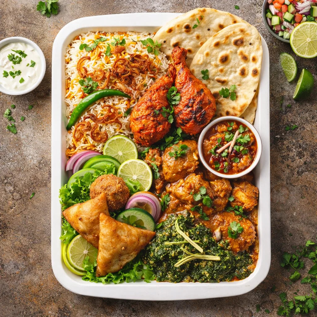 Melamine Flora Serving Tray