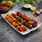 Double Kabab Melamine Tray (1 Piece)