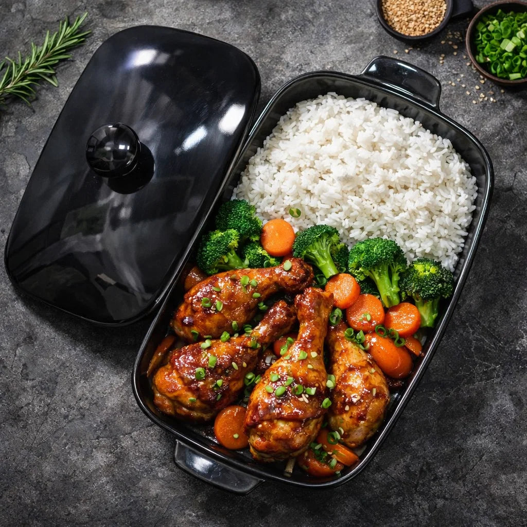 Melamine Roaster With Lid