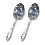 2-Piece Stainless Steel Big Panja Serving Spoon Set for Rice Serving