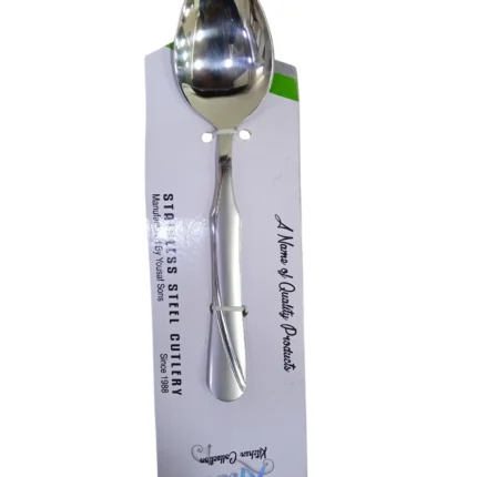 2-Piece Stainless Steel Oval Shape Serving Spoon Set for Serving