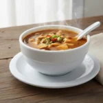 3 Pcs Melamine White Color Soup Set – Piyali, Saucer & Soup Spoon