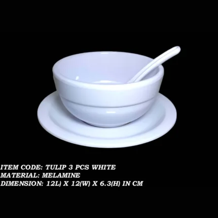 3 Pcs Set – Piyali, Saucer & Soup Spoon