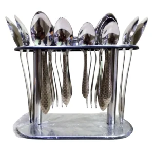 37 Pcs Laser Cutlery Set For Dining and Serving
