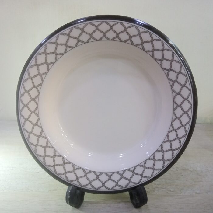 Printed Melamine Double Glazed 7.5 inch Quarter Plate For Dining