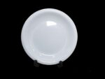 Melamine White Color Double Glazed Quarter Deep Plate 7.5 inch For Dining