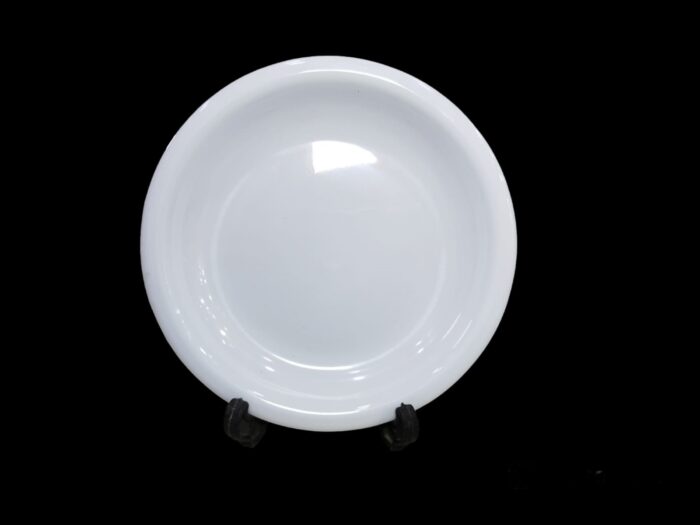 Melamine White Color Double Glazed Quarter Deep Plate 7.5 inch For Dining