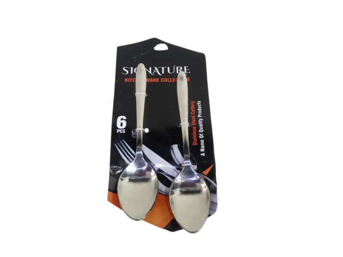 6 Pcs Stainless Steel Table Spoon for Dining