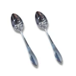 6-Piece Stainless Steel Dessert Spoon Set for Dining