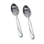 6-Piece Stainless Steel Dessert Spoon Set for Dining