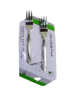 6-Piece Stainless Steel Fruit Fork Set for Dining
