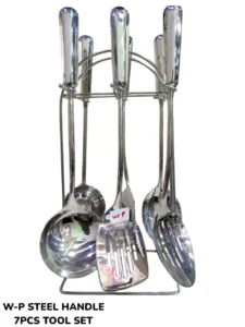 7 Pcs Stainless Steel Handle Kitchen Utensil Set
