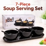 7 piece melamine soup serving set