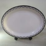 Printed Melamine Double Glazed 14.5 inch Rice Dish For Serving