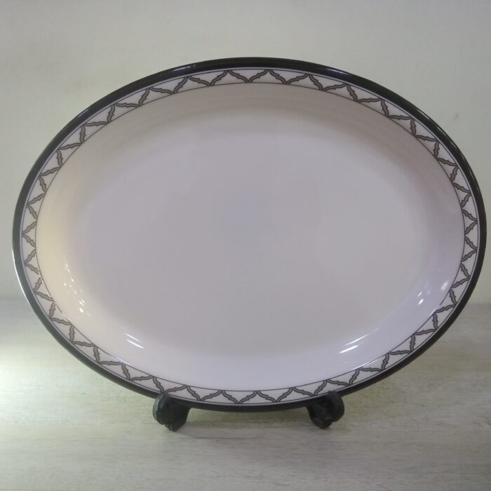 Printed Melamine Double Glazed 14.5 inch Rice Dish For Serving