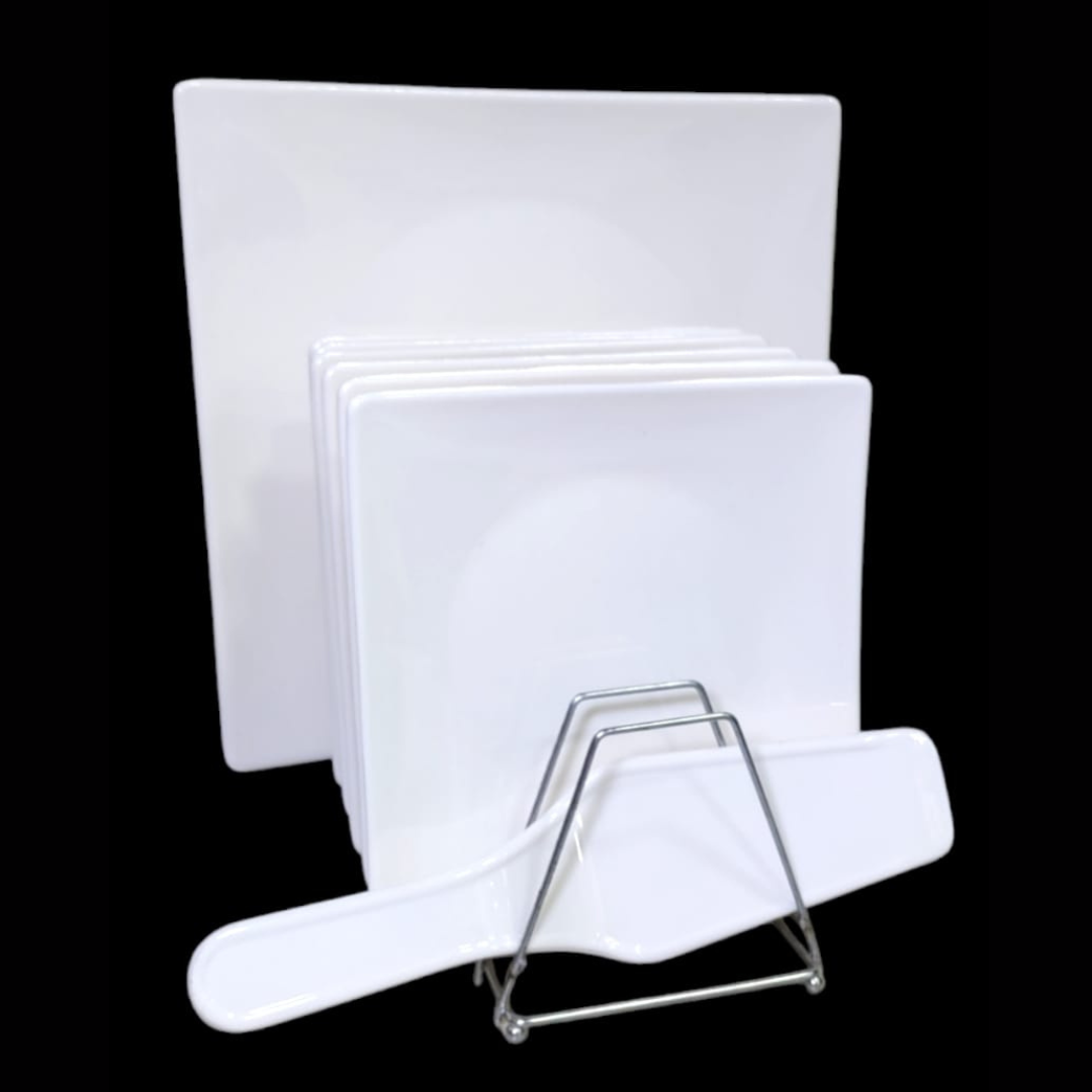 8-Piece Cream Color Cake Serving Set