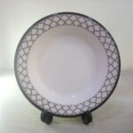 Melamine White Color Double Glazed 7.5 inch Quarter Plate For Dining