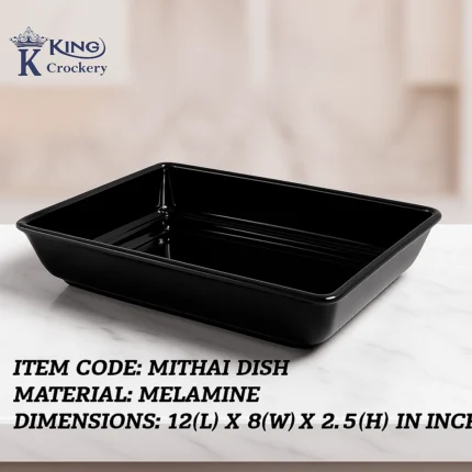 Melamine dish for mithai, sweets and dry fruits