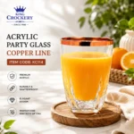 Acrylic Party Glass Copper-Lined - Image 2