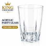 Acrylic Party Glass Transparent (Unbreakable)