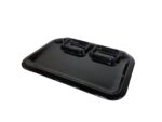 Melamine Black Color Fish Platter 30 cm For Serving
