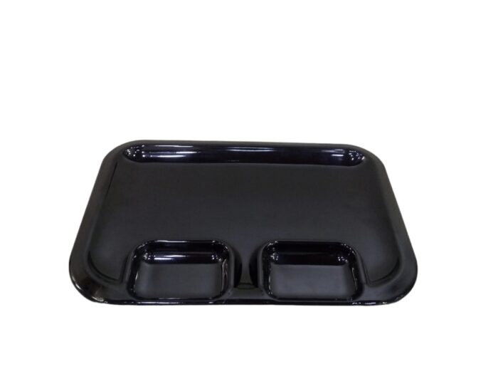 Melamine Black Color Fish Platter 30 cm For Serving