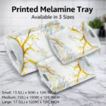 Melamine Handle Flower Tray Design No 1 in 4 Sizes (1 Piece)