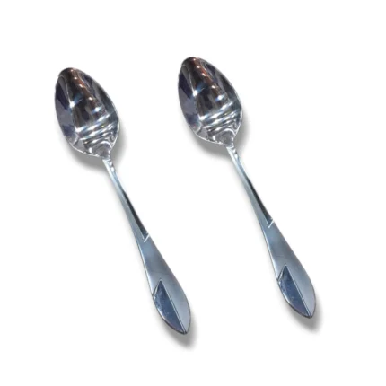 6-Piece Stainless Steel Dessert Spoon Set for Dining