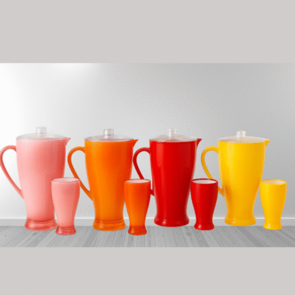 7 Pcs Acrylic Water Set which includes 6 Pcs Tumbler+ 1 Pcs Pitcher