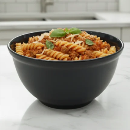Melamine Bowl in Black Color of 7.5 Inch Large For Serving
