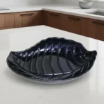 Melamine Black Color Medium Platter For Serving