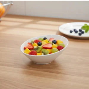Melamine White Color Large Bowl For Serving
