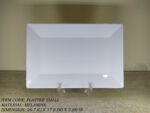 Melamine Platter Small 26.7 cm in White Color For Serving