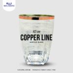 Copper-Lined Acrylic Glass For Drinking