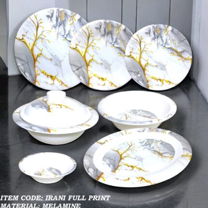 Printed Melamine Double Glazed Loose Dining Item Range For Dining and Serving