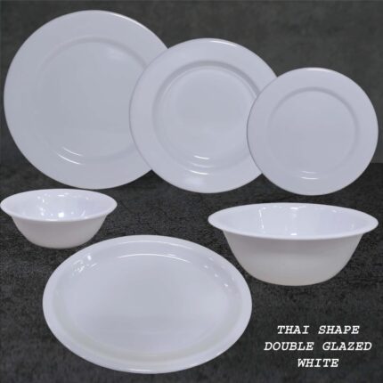 Thai White Dinner Set Range
