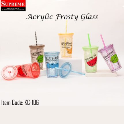 Acrylic Glass in Color For Drinking