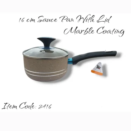Any Cook 16 cm Marble Coated Sauce Pan With Lid