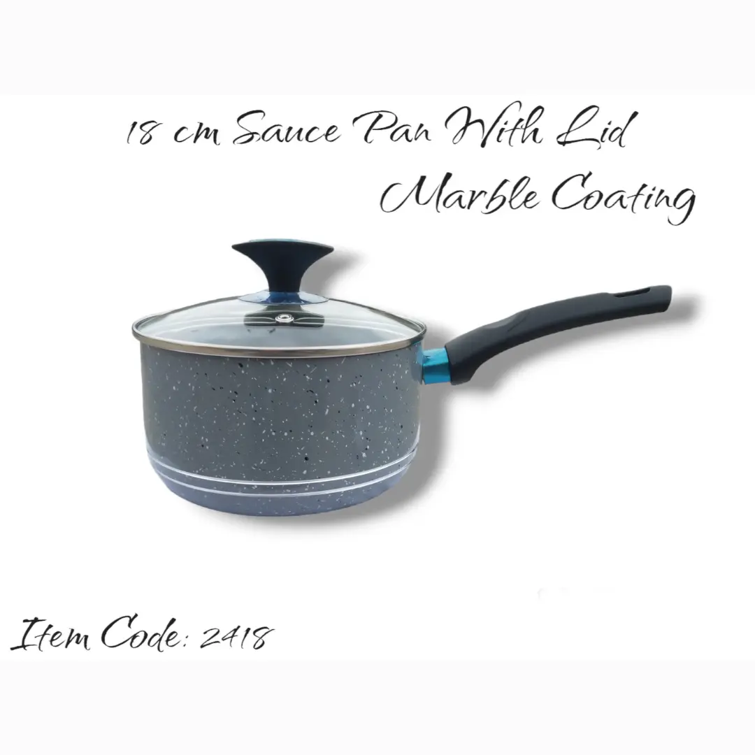 Untitled design (7) Any Cook 18 cm Marble Coated Sauce Pan With Lid