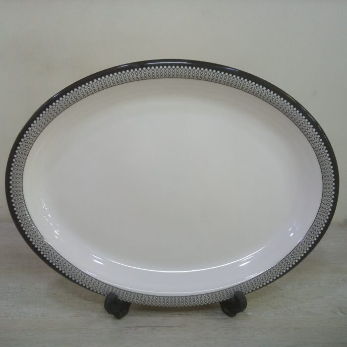 Printed Melamine Double Glazed 14.5 inch Rice Dish For Serving