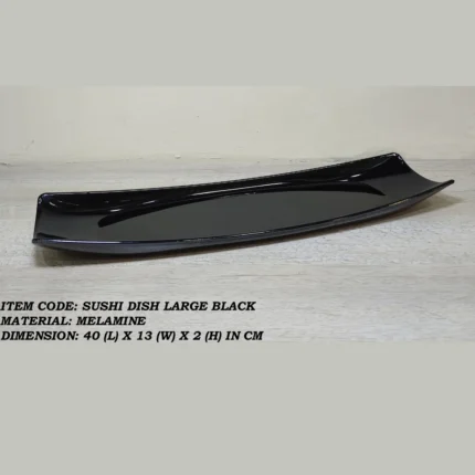 Black Color Melamine Dish For Serving