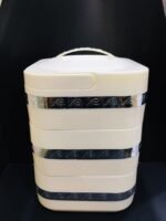 Camel Hotpot in 3 Layer in Pink, Grey and Green Color For Food Storage