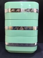 Camel Hotpot in 3 Layer in Pink, Grey and Green Color For Food Storage
