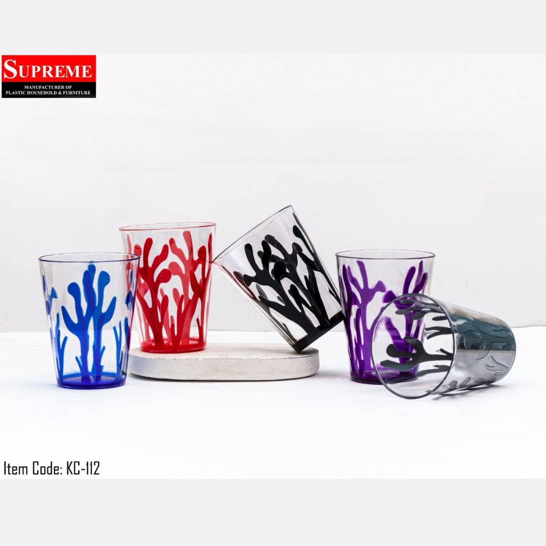 colorful acrylic glass